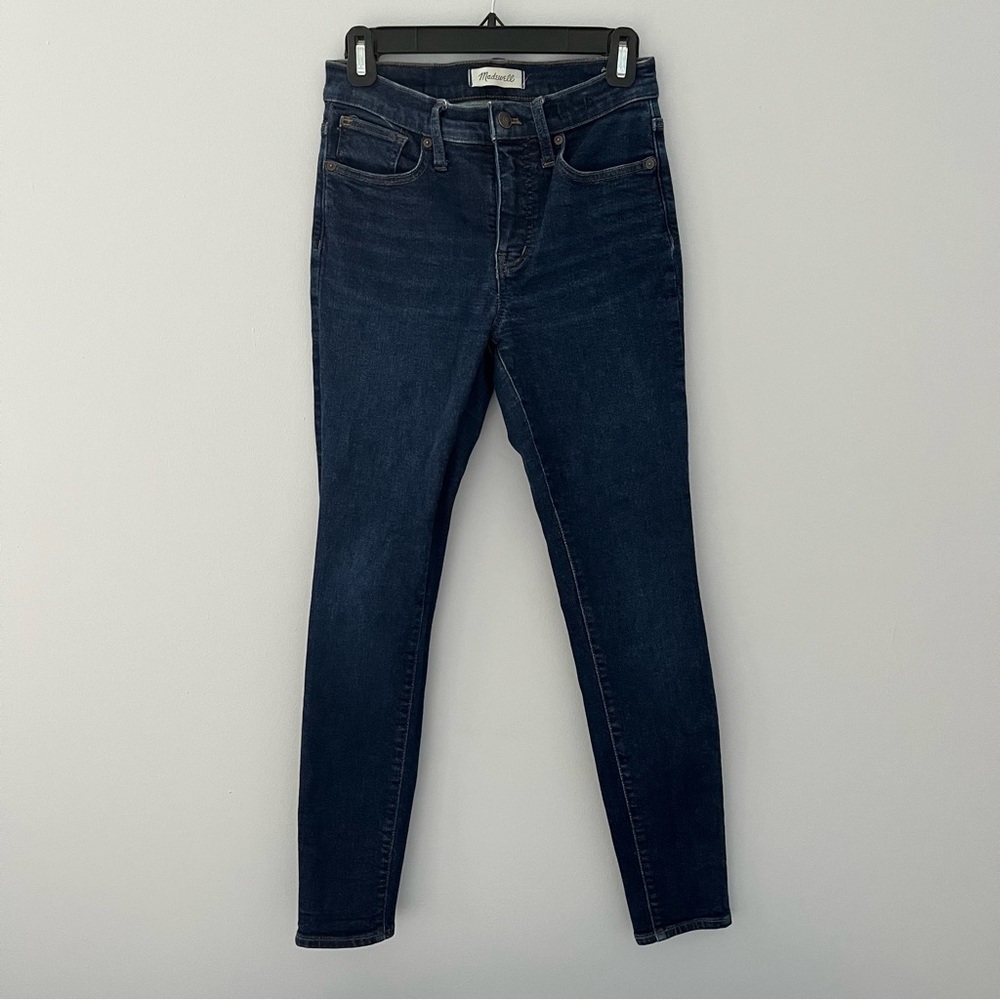 Madewell Jeans Womens 26 Blue Denim Pants 9" Mid Rise Skinny Outdoor Casual